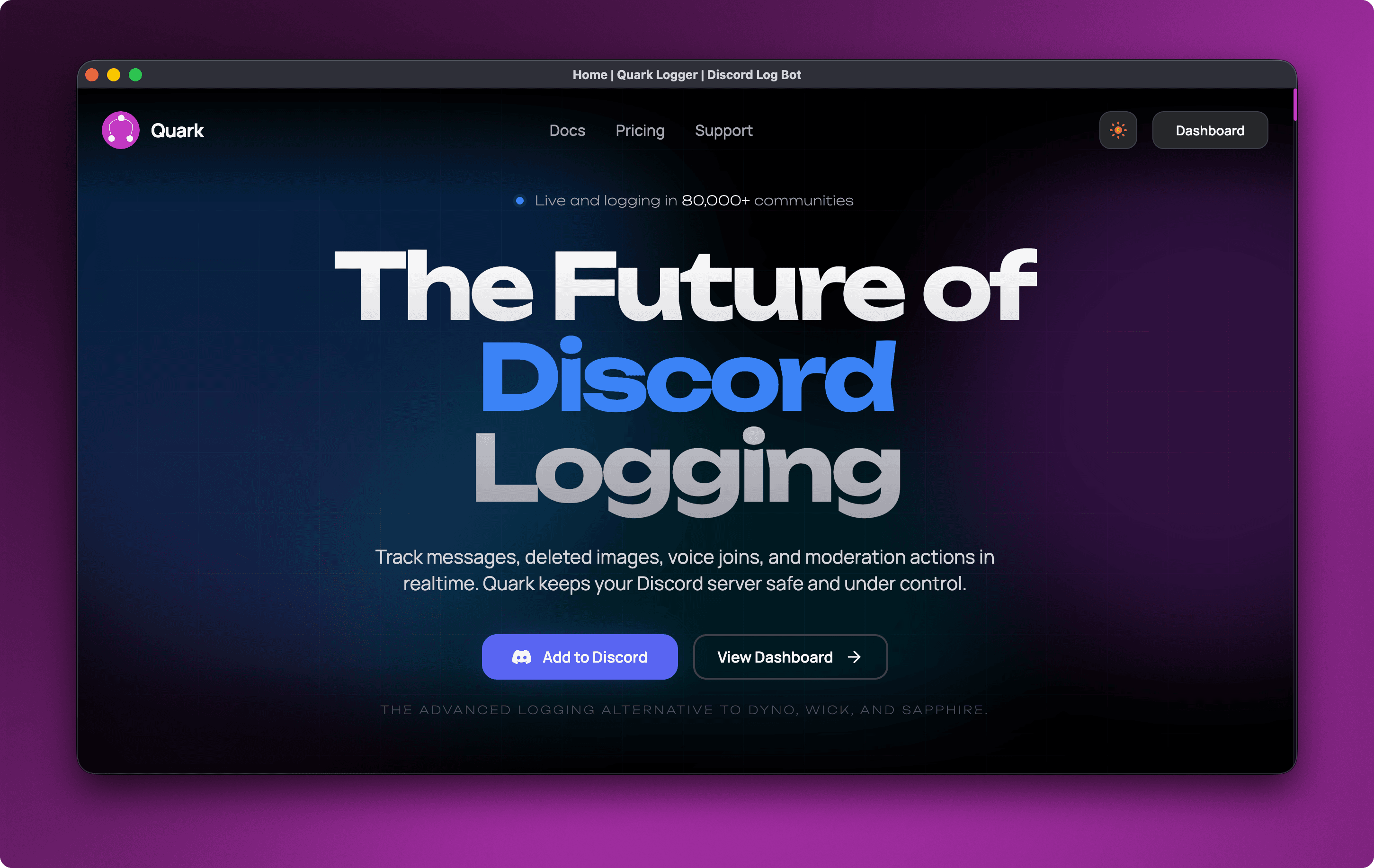 New Landing Page