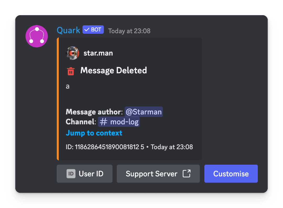 Log Deleted Messages