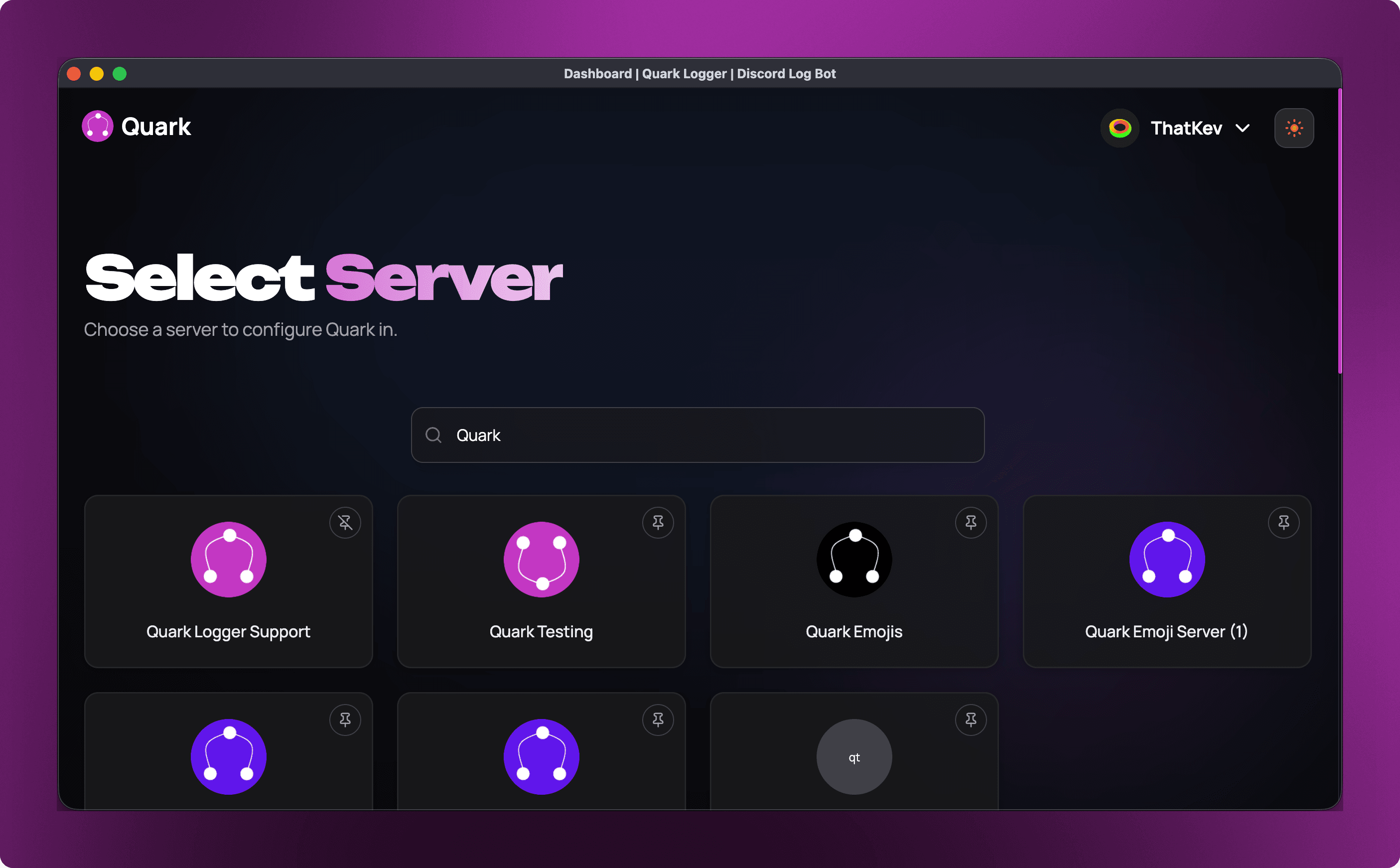 Select Server