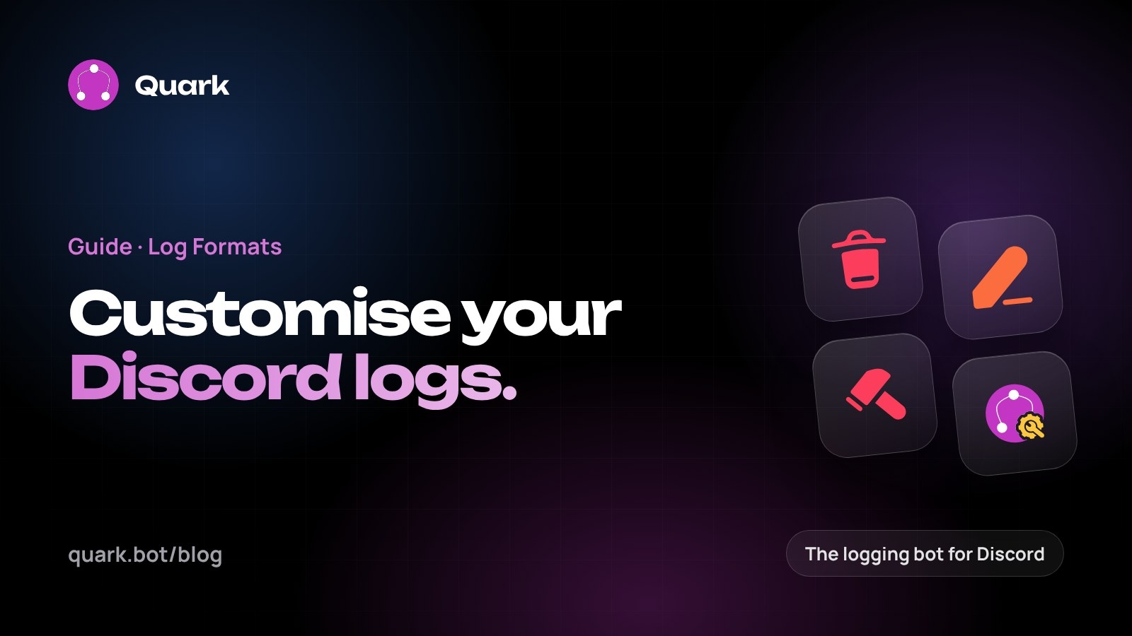 How to Customise Discord Log Messages