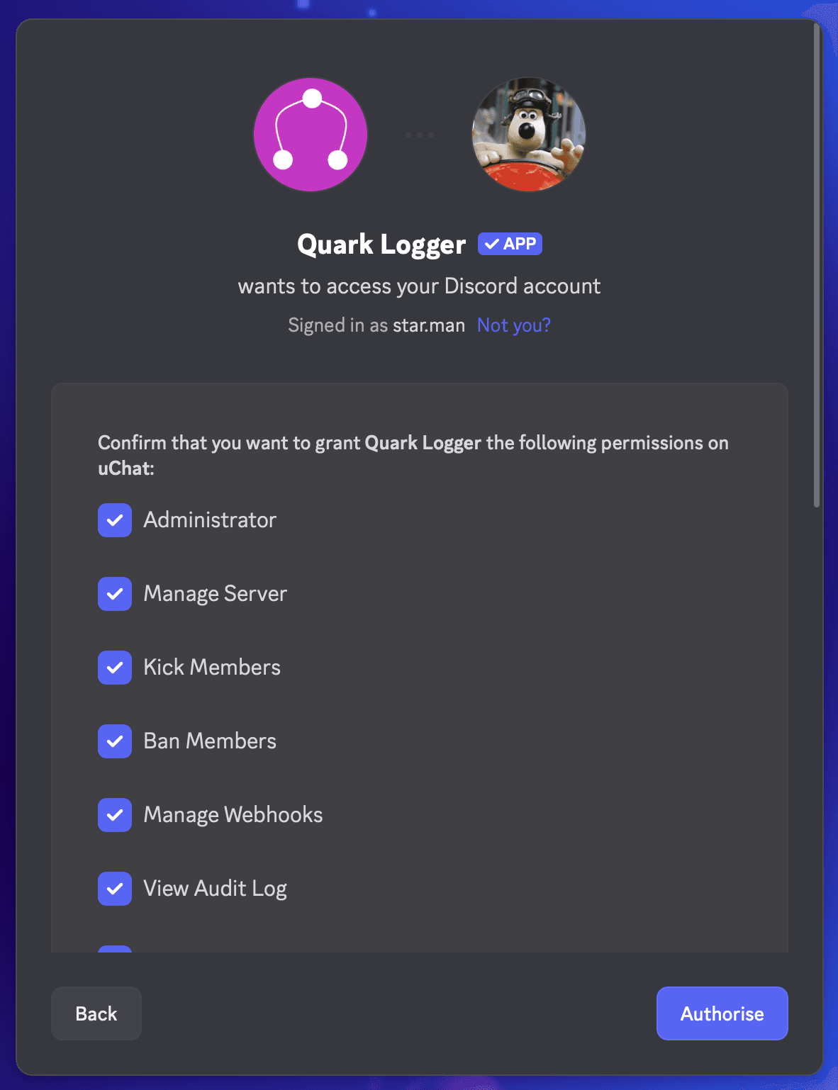 Quark Invite